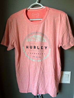 Hurley Coral Short Sleeve Logo Tee